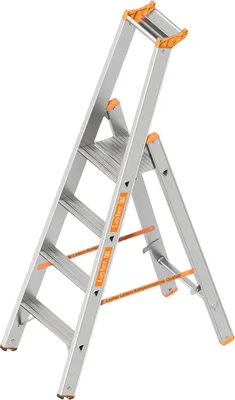 Image de Layher Échelle à marches simple côté accessible Sujet 1064 4 marches