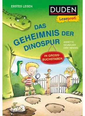 Zdjęcie produktu dla Duden Leseprofi - GROSSBUCHSTABEN: DAS GEHEIMNIS DER DINOSPUR, Erstes Lesen