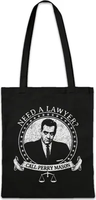 Produktbild von Urban Backwoods Need A Lawyer, Stofftasche, Farbe: Schwarz