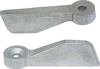 Produktbild von Vorreiber Fenstervorreiber Fensterriegel 50 x 16 mm Silber Verzinkt