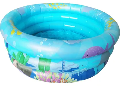 Produktbild von Babyplanschbecken Ocean 70 cm - aufblasbares Kinderbecken PVC
