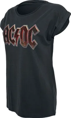 Produktbild von MERCHCODE T-Shirt Damen Voltage Logo schwarz Band-Merch, Bands 100% Baumwolle M