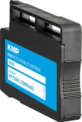 Produktbild von KMP Tintenpatrone passend für HP 933XL Cyan CN054AE