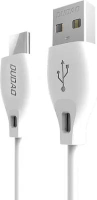 Obrázok produktu pre Kábel Dudao USB typu C 2,1 A 1 m biely (L4T 1 m biely)