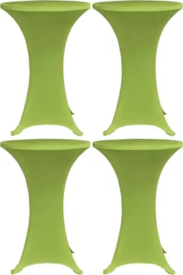 Produktbild von Stretch-Tischhussen 4 Stk. 80 cm Grün