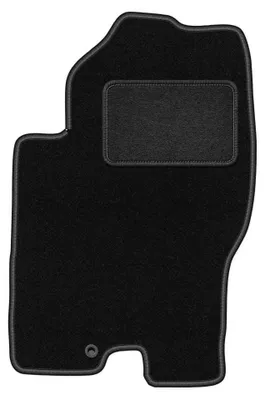 Obrázek produktu pro Velurový kobereček řidiče pro: Nissan Pathfinder 2005-2010 (7 míst) – 1 ks, černý, na míru – Wielganizator LUX