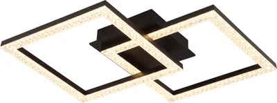 Produktbild von Globo Lighting Deckenleuchte Kunststoff schwarz matt, LED
