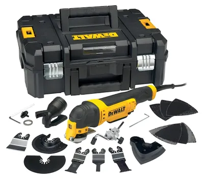 Image de Outil multi-cutter oscillant 300W DEWALT DWE315KT-QS avec coffret et 32 accessoires