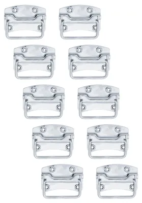 Produktbild von Alberts 850999 Kistengriff, galvanisch verzinkt, dickschichtpassiviert, 104 x 85 mm, 10er Set