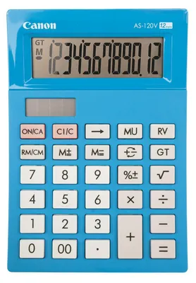 Produktbild von Canon AS-120V BL Tischrechner blau