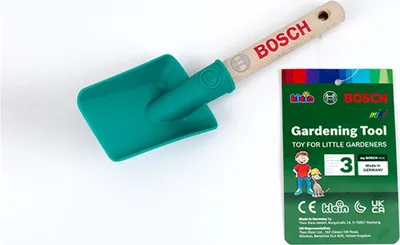 Produktbild von Theo Klein 2789 Bosch Handschaufel, kurz I Eckige, robuste Handschaufel I Stabiler Holzgriff I Anti-UV I Spielzeug für Kinder ab 3 Jahren