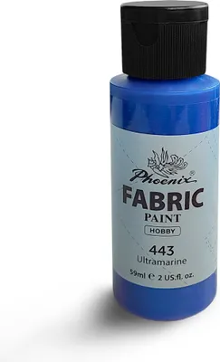 Produktbild von Stofffarbe für helle und dunkle Textilien Phoenix 59 ml Ultramarine 443