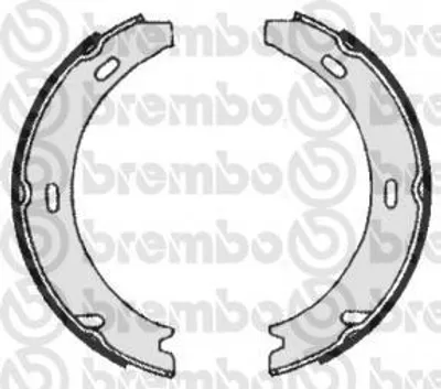 Produktbild von Brembo Bremsbackensatz, Feststellbremse Hinterachse S 50 502