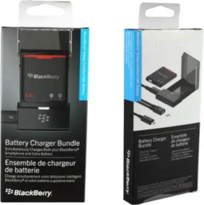 Produktbild von BlackBerry EM-1 Battery Charging Bundle, Akku, Schwarz, BlackBerry Curve 9370/9360/9350, 1 Stück(e)
