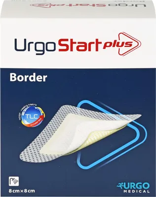 Produktbild von UrgoStart Plus Border 8x8 cm, 20 St VER