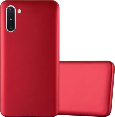 Produktbild von Cadorabo Schutzhülle für Samsung Galaxy NOTE 10 Hülle in Rot Handyhülle TPU Silikon Etui Cover Case