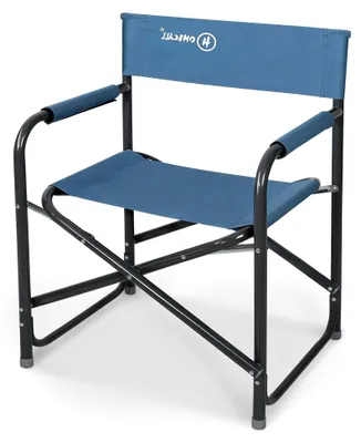 Produktbild von Klappstuhl aus Stahl mit Rückenlehne - Blau