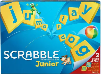 Produktbild von Mattel Games Junior Scrabble, Brettspiel, Wort, 6 Jahr(e), Familienspiel