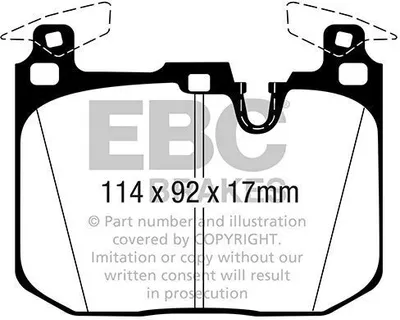 Image de EBC Brakes Plaquettes de frein AVANT DP42360R