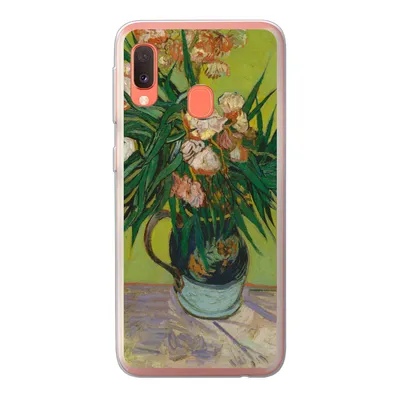 Produktbild von MuchoWow® Handyhülle Schutzhülle Hülle für Samsung Galaxy A20e Der Oleander - Vincent van Gogh Silikon Softcase Handy Hülle - Abdeckung
