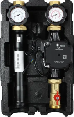 Image de Environ ProfiMix EN003 groupe de circulation direct DN 25, pompe Grundfos UPM3 Hybrid 25/7, 2 à 52 W, Kvs 8,3
