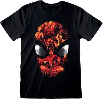 Immagine prodotto di Maglietta a maniche corte Spider-Man Personaggio Roster Nero Unisex - S