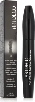 Produktbild von ARTDECO Full Waves Curling Mascara, Schwarz, Färbung, Verlängerung, 10 ml, Frauen, Mit der Innenseite der Bürste tuschst Du Deine oberen Wimpern vom Wimpernansatz bis in die..., 1 Stück(e)