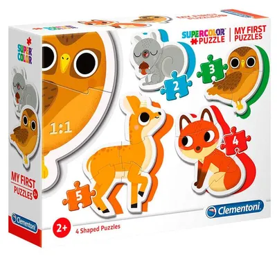Produktbild von Clementoni My First Puzzles, 3 Stück(e), Tiere, 2 Jahr(e)