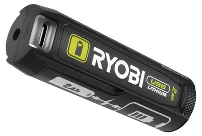 Image de Batterie RYOBI 4 V USB, 2,0 Ah, avec fonction power bank, modèle RB4L20