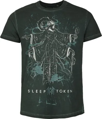 Produktbild von Sleep Token T-Shirt Herren Ascensionism grün Band-Merch, Bands 100% Baumwolle M