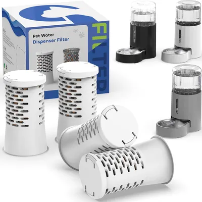 Produktbild von Katzenwasserfilter, 4-stufiges Filtersystem für automatische Trinksysteme für Haustiere