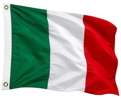 Italienische Flagge 60x90 cm, Polyester, langlebig, für Innen & Außen