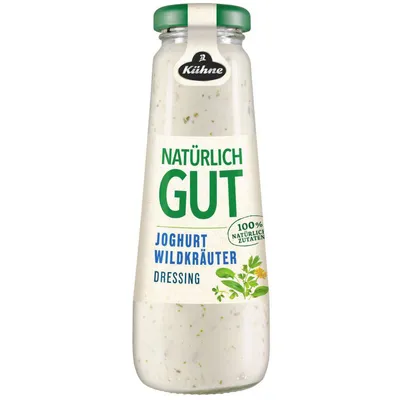 Obrázek produktu pro Nat Gut Jogurtový dresink s divokými bylinkami, krémový, jemně pikantní, 250 ml