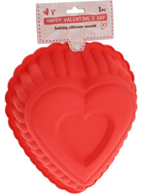 Obrázok produktu pre Silikónová forma na pečenie v tvare srdca, 25 x 16 x 7 cm