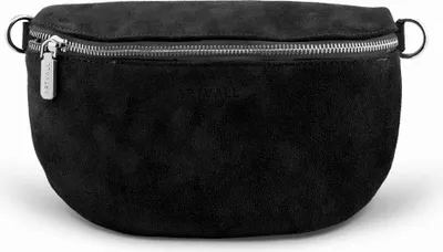 Produktbild von ARTVALL - Umhängetasche aus Wildleder ohne Gurt, Praktische Umhängetasche, Crossbody Bag, Schultertasche Damen, Einzelne Tasche Vintage Look in Schwarz