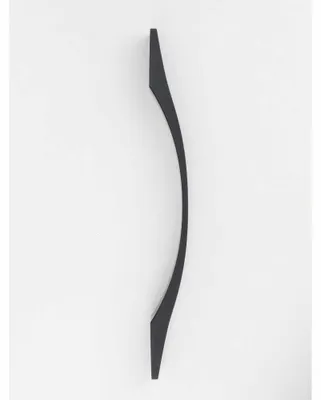 Produktbild von [Handgriffshop] Maaike Möbelgriff Schwarz 96 mm Küchengriff Schrankgriff Schubladengriff Möbelbeschlag Lochabstand 96mm Griff Schwarz-Matt
