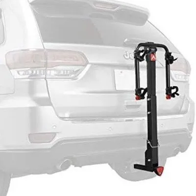 Image de Porte-vélos électrique pour deux vélos - Porte-vélos avec attelage - Porte-vélos pour vélos électriques à grande capacité