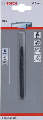 Produktbild von Bosch Fräsbohrer HSS, 6 mm, 85 mm, d 6 mm