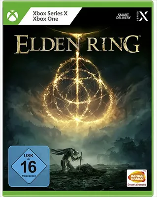 The cover art for the video game Elden Ring for Xbox Series X/Xbox One.
