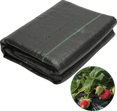 Produktbild von TolleTour Unkrautvlies Gartenvlies 1m x 10m, 90g/m², Pflanzenschutz, wasserdurchlässig, UV-beständig, Schutz vor Wurzeln und Würmern, Unkrautfolie