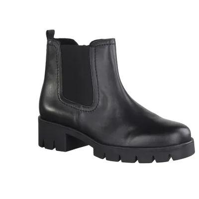 Produktbild von Gabor 31710-27 Damenschuhe, Stiefelette, Schwarz, Warmfutter - Damenschuhe Modische Stiefelette / Boots, Schwarz, leder (foulardcalf), absatzh&oumlhe: 30 mm