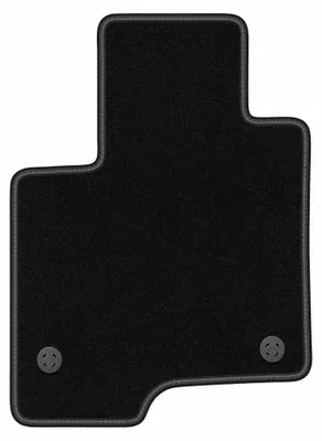 Produktbild von Fahrermatte Velours für Fiat Panda III 2012- (Schrägheck) – 1-tlg, Schwarz, passgenau – Wielganizator BASIC