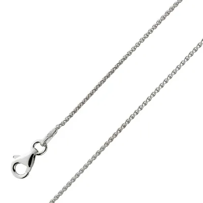 Produktbild von Zopfkette 1.1mm Spiga Kette Silber 925 rhodiniert 45