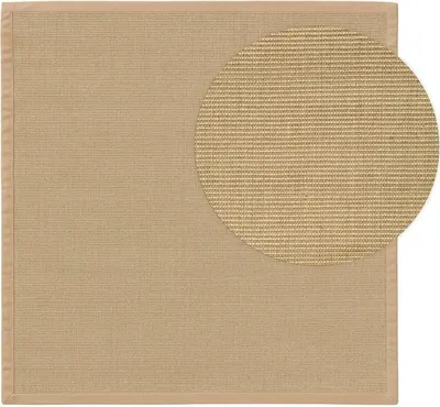 Produktbild von Sisalteppich Sana Creame, Maße:150 x 150 cm