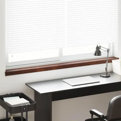 Produktbild von vidaXL Fensterbank Braunes Holz 120 x 15 x 4,5 cm PVC