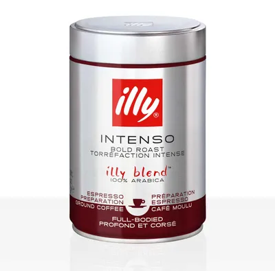 Produktbild von illy Espresso Intenso Dunkle Röstung - 12 x 250g Kaffee gemahlen, Kaffeepulver, 100% Arabica