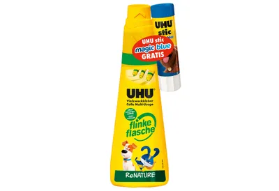 Produktbild von UHU Alleskleber flinke flasche 100 g + gratis Klebestift Magic