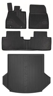 Produktbild von Gummi-Fußmatten für BYD Seal 6 DM-i 2024- (Kombi) – Schwarz, passgenau – Wielganizator