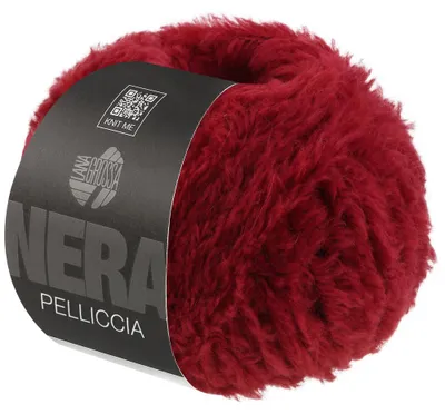 Produktbild von Lana Grossa PELLICCIA (NERA) 50 g flauschiges Effektgarn 90 m Farbe 015 - Rot