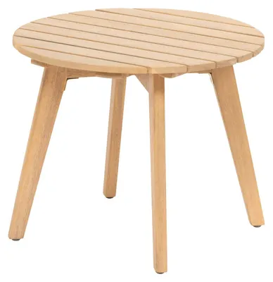 Produktbild von Atmosphera Beistelltisch Akazie - Holz - hellbraun - D35 x H40 cm - Couchtisch